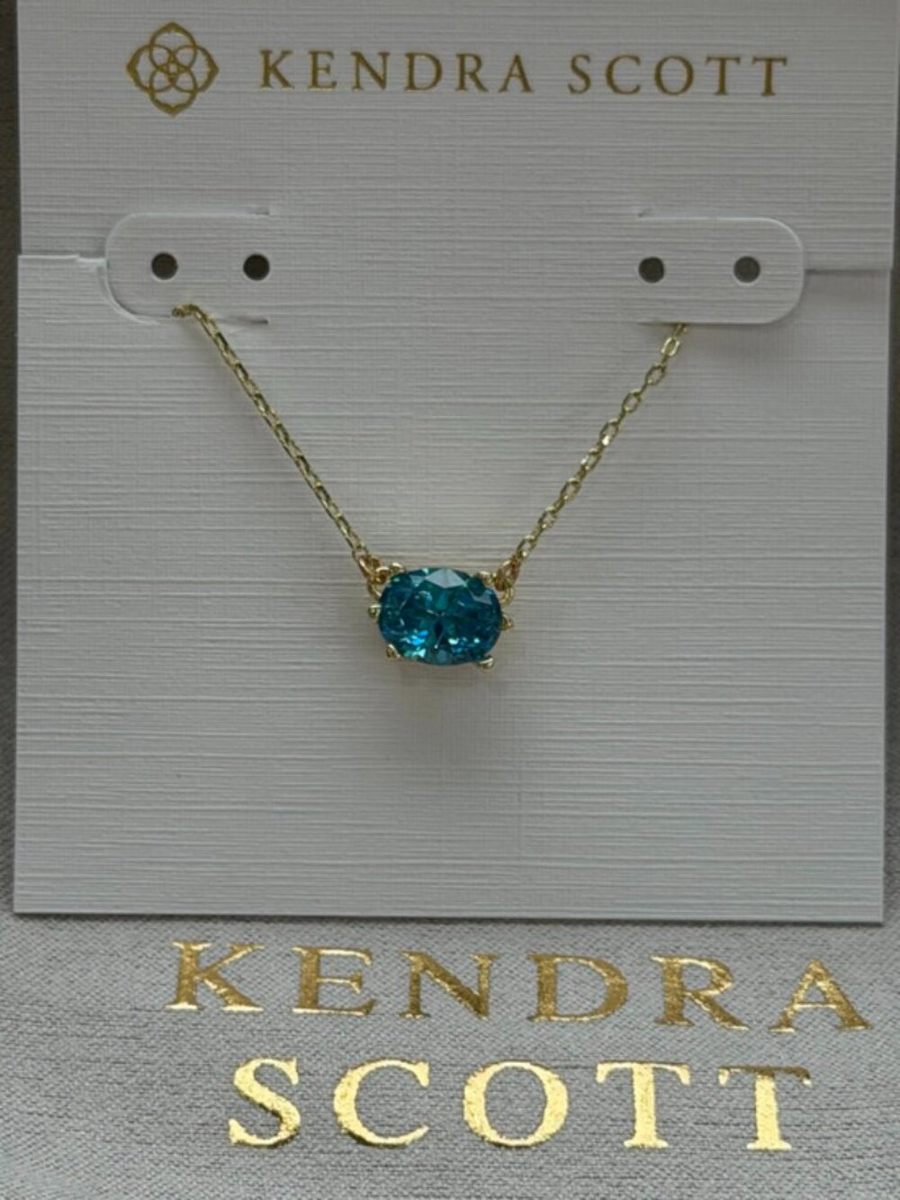 Kendra Scott Blue Pendant Necklace